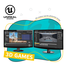 Unreal Engine 4. Игровой движок - КИБЕРшкола программирования для детей, компьютерные курсы для школьников, начинающих и подростков - KIBERone г. Таганский