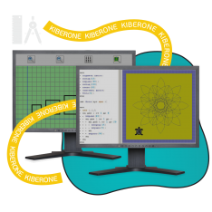 Исполнители чертежник и черепашка - КИБЕРшкола программирования для детей, компьютерные курсы для школьников, начинающих и подростков - KIBERone г. Таганский